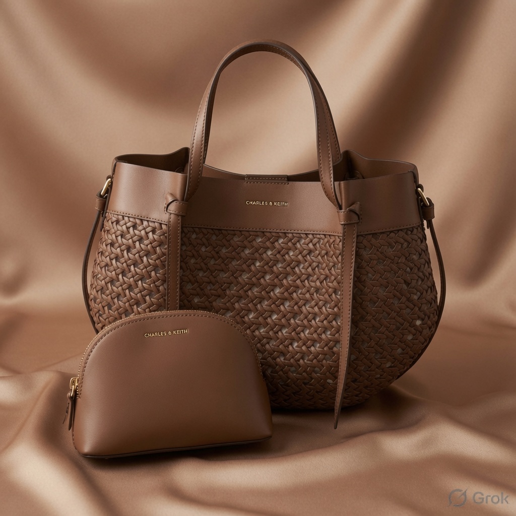 Charles and Keith Structured Tote